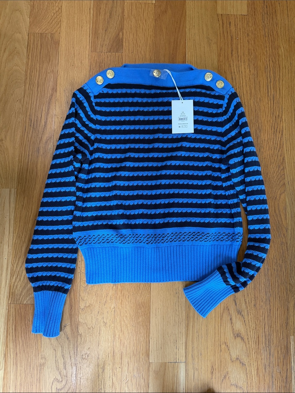 NWT free assembly stripe sweater